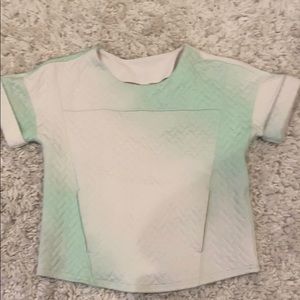 Green and white ombré Ivivva top!